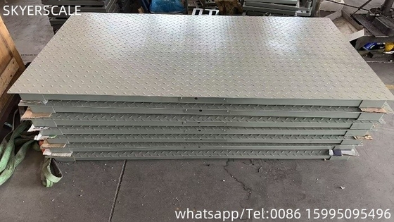 Gewerbliche Bodenwaagen 1,2x2m mit 3000 kg Nennlast und LED/LCD-Display