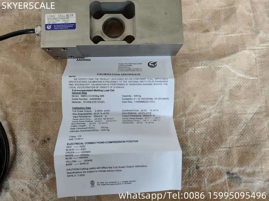 BM6G 500kg Lastzelle ZEMIC Einzelpunktsensor OIML für elektronische Waagen geeignet