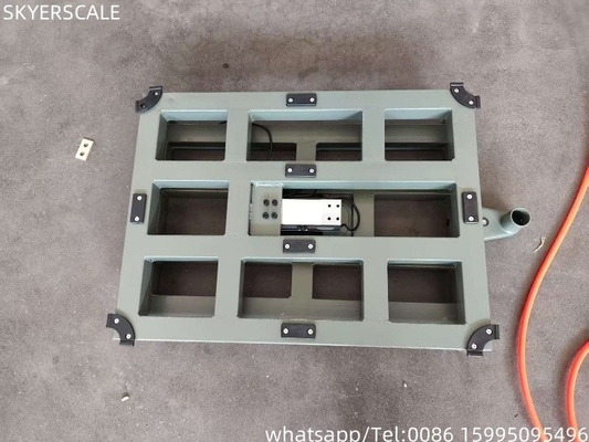 Digitale Kohlenstoffstahl 50x50xm 500kg Plattformwaage Bankwaage mit A12E-Wagenindikator