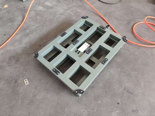 Digitale Kohlenstoffstahl 50x50xm 500kg Plattformwaage Bankwaage mit A12E-Wagenindikator
