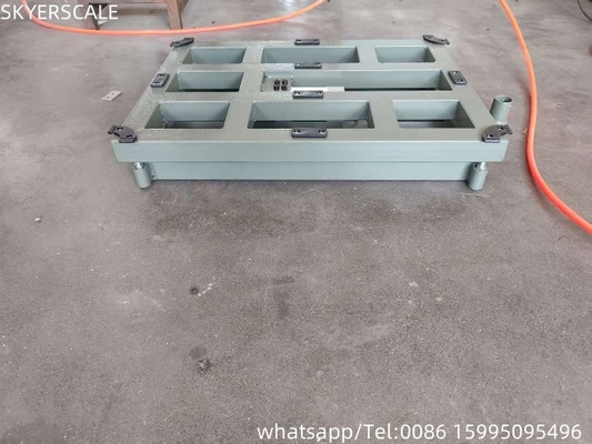 Digitale Kohlenstoffstahl 50x50xm 500kg Plattformwaage Bankwaage mit A12E-Wagenindikator