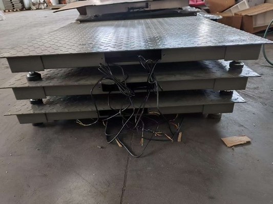 Industrieweisen aus Kohlenstoffstahl 1,4x1,4m 5t Elektronische Bodenwaage