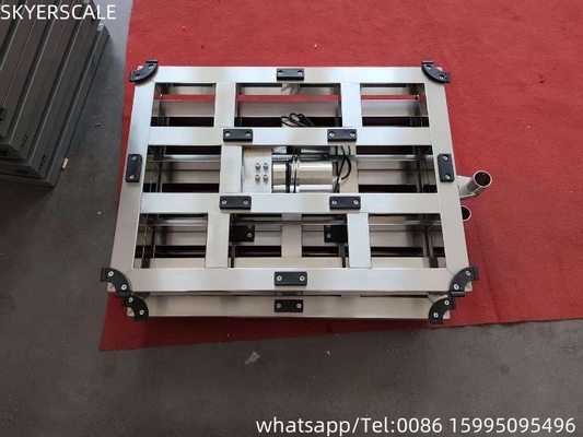 304 Edelstahl Industrie 500kg Schwerlast Elektronische Bankwaage Plattformwaage