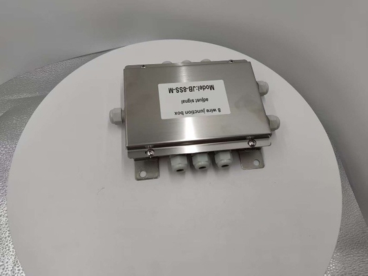 Edelstahl 8 Linien Anpassung Signal Summe Box Verbinden 8pcs Ladung Zelle für Lastwagen Waage