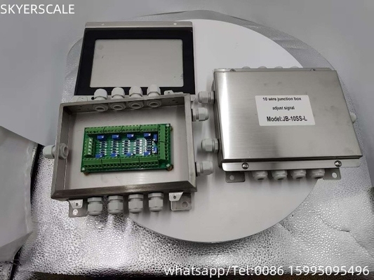 Wasserdichte IP67 Edelstahlverbindungsbox 10 Draht für Waagebrücke