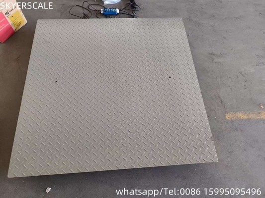 0.9x1.5m 2t Plattformwaage Kohlenstoffstahl Elektronische Waagen Digitale Bodenwaage Industrie