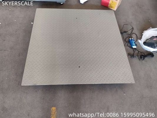 0.9x1.5m 2t Plattformwaage Kohlenstoffstahl Elektronische Waagen Digitale Bodenwaage Industrie