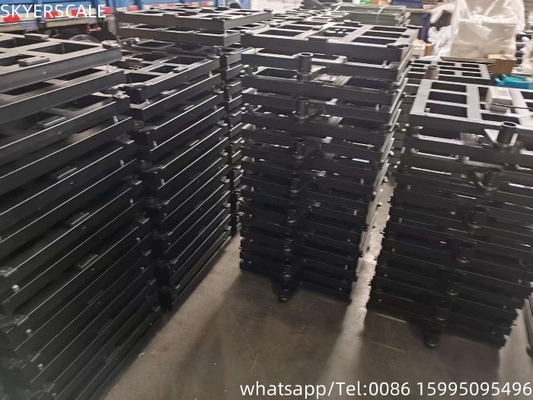 Leichte Stahl 450x450mm 500kg Gewichtsskala mit Zemic L6G 600kg Ladekell