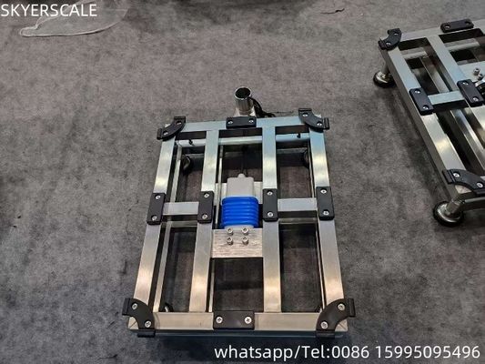 500 kg Edelstahl 500x600 mm Plattformwaage Digitale Bankwaage