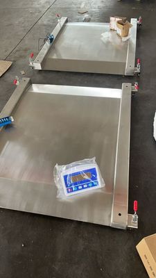 Schwerlast-elektronischer 304 Vollstahl-Plattform-Bodenmaßstab 1,2 x 1,2 m 3 Tonnen