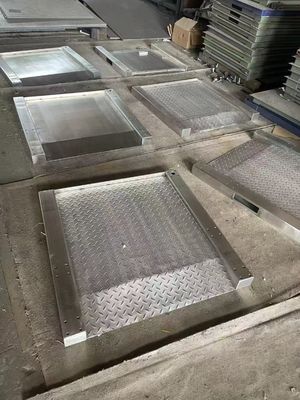 Schwerlast-elektronischer 304 Vollstahl-Plattform-Bodenmaßstab 1,2 x 1,2 m 3 Tonnen