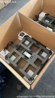 Schwerlastplattform Gewichtswaage Elektronische digitale Waage 500x500mm 300Kg mit Rückenleiste