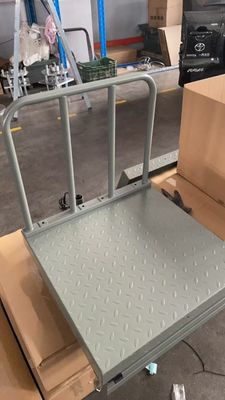 Schwerlastplattform Gewichtswaage Elektronische digitale Waage 500x500mm 300Kg mit Rückenleiste
