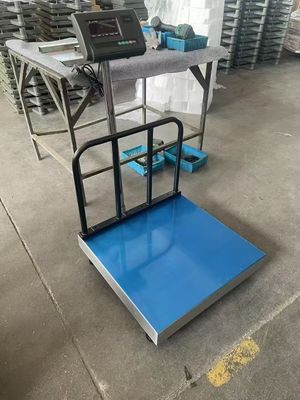 Schwerlastplattform Gewichtswaage Elektronische digitale Waage 500x500mm 300Kg mit Rückenleiste