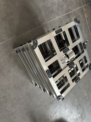 600x600mm 500kg 304 Vollstahl-Wagenplattform Skala