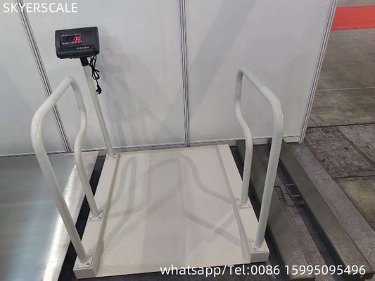 Medizinischer Rollstuhl Skala Krankenhaus Dialysezimmer Rehabilitationszimmer Gewichtsskala mit optionale RS232 Bluetooth