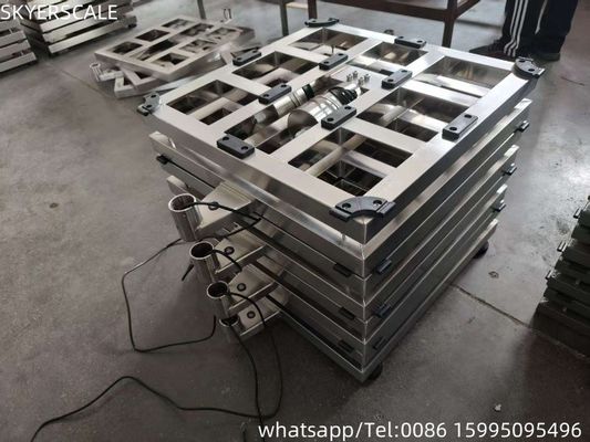 Hohe Genauigkeit Gute Qualität 60 x 80 cm Edelstahl Wasserdicht 500 kg Bankwaage