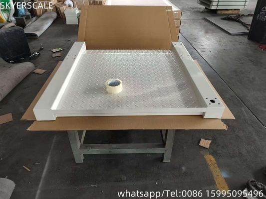 Niedrigprofil 3 Tonnen Elektronische Digitale Waage mit Schwerlast-Bodenstuhl-Rad-Display Typ A12