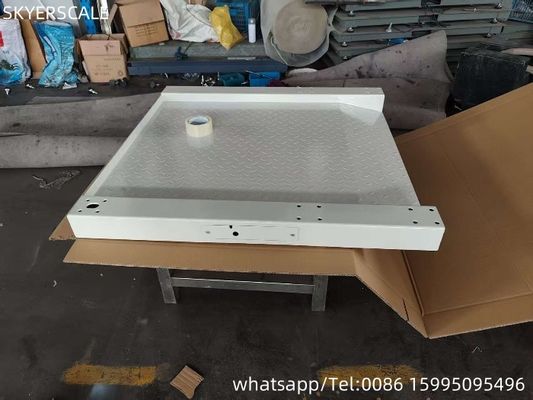Niedrigprofil 3 Tonnen Elektronische Digitale Waage mit Schwerlast-Bodenstuhl-Rad-Display Typ A12