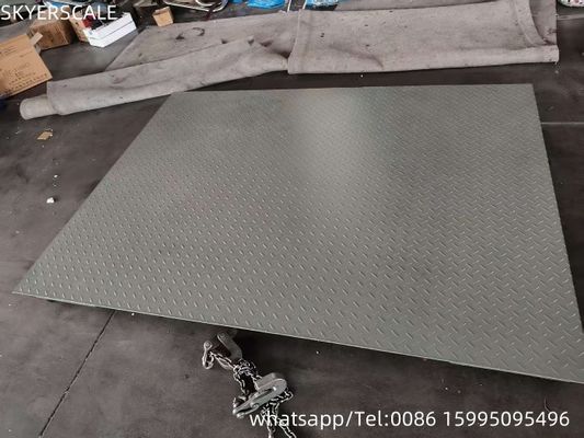 Elektronische Plattform Fußbodenwaage Digitale Plattformwaage 5t 10t Kohlenstoffstahl AC/DC 110v/220v