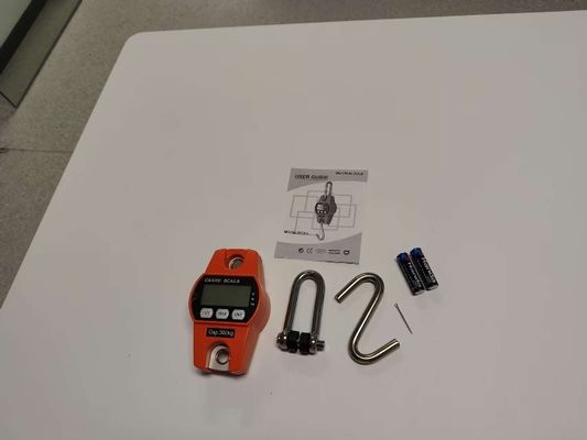 300 kg elektrisch betriebener Stahl-Kran-Wagen-Digital-Hängeschalen 3*AA Trockene Batterie