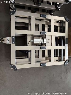Digitale Bankwaage wasserdicht Edelstahl 500x600mm 500kg Wiegen Druckwaage LED-elektronische Anzeige