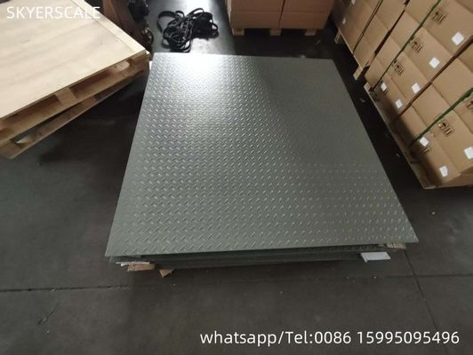 Elektronische Schwergewichtswaage 0,8x1,2 m 3 Tonnen Bodenwaage für industrielle Verwendung