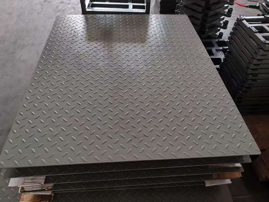 Elektronische Schwergewichtswaage 0,8x1,2 m 3 Tonnen Bodenwaage für industrielle Verwendung