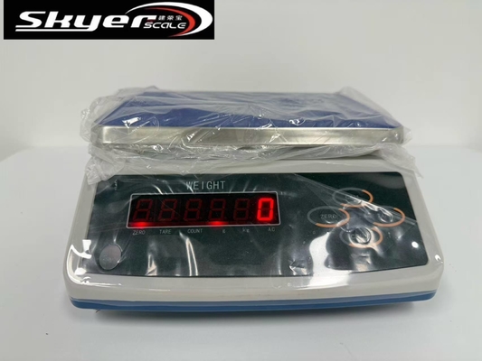 30 kg digitale Waage mit LCD-Edelstahl-Wiegefläche