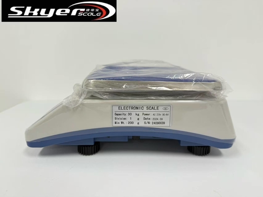 30 kg digitale Waage mit LCD-Edelstahl-Wiegefläche