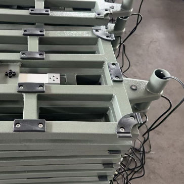 60*80 Digitale Elektronik 300kg Kohlenstoffstahl Bank Postplattform Skala 100kg 150kg 300kg 500kg