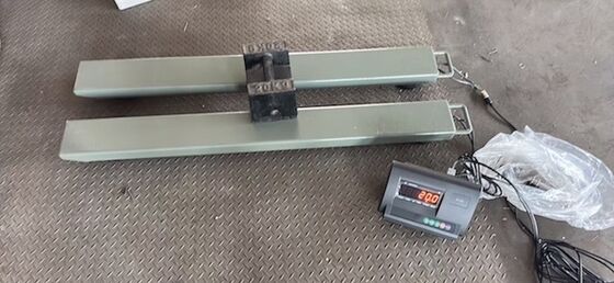 3t/0.5kg Robust Floor Weighing bars grey color with Shock Absorbing Rubber Mounts