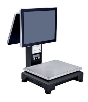 15,1 Zoll LCD-Touch Screen PC-Kassierer mit dem Wiegen von Funktion