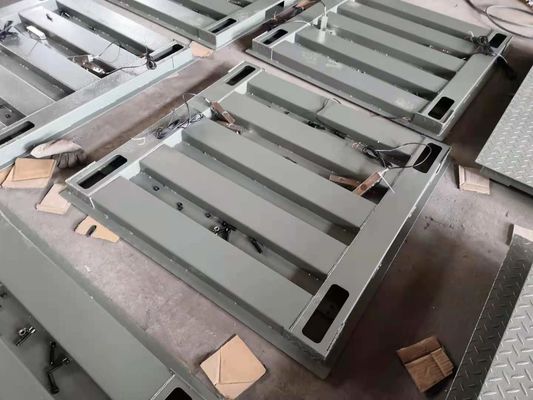 Das einfache CER installiert Kohlenstoffstahl-Warzenblech A12 Lager-elektronische Boden-Skala