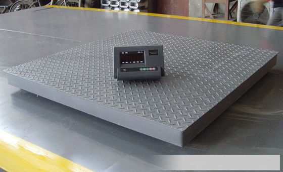 Warzenblech-Plattformskala 1200×1500mm 3 Tonnen 5t-Boden-wiegende Skala-