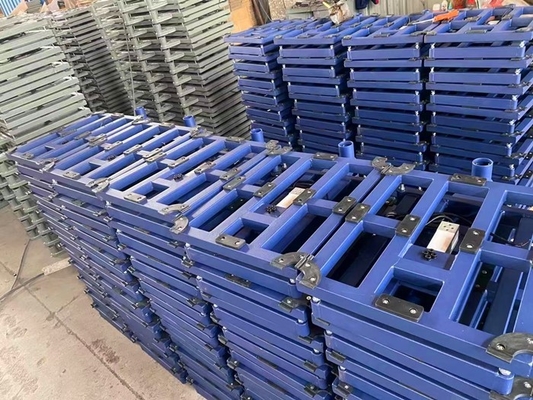Gebürsteter 40x50cm 200kg Digital kompakter Anlagenmaßstab KELI Load Cell